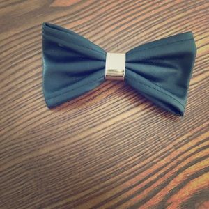 Leather Hair Bow. A little extra, but super hot!